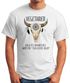 Herren T-Shirt Vegetarier / Veganer Schlechter Jäger Spruch Skull lustig Fun-Shirt Moonworks®preview