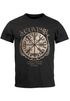 Herren T-Shirt Vegvisir Runenkompass nordischer Kompass Wikinger Nordmänner Mythologie Neverless®preview