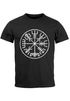 Herren T-Shirt Vegvisir Runenkompass Wikinger Kompass nordische Mythologie Kelten Germanen Neverless®preview