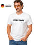 Herren T-Shirt Verkleidet Fasching Fastnacht Kostüm Karneval Verkleidung lustig Grruppenkostüm Faschingsmuffel Fun-Shirt Moonworks®preview