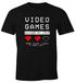 Herren T-Shirt Video Games ruined my Life good thing I have 2 more left Fun-Shirt Moonworks®preview