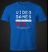 Herren T-Shirt Video Games ruined my Life good thing I have 2 more left Fun-Shirt Moonworks®preview