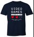 Herren T-Shirt Video Games ruined my Life good thing I have 2 more left Fun-Shirt Moonworks®preview