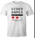 Herren T-Shirt Video Games ruined my Life good thing I have 2 more left Fun-Shirt Moonworks®preview