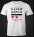 Herren T-Shirt Video Games ruined my Life good thing I have 2 more left Fun-Shirt Moonworks®preview