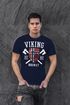 Herren T-Shirt Viking Norway Norwegen Flagge Wikinger nordisch Fashion Streetstyle Neverless®preview