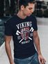 Herren T-Shirt Viking Norway Norwegen Flagge Wikinger nordisch Fashion Streetstyle Neverless®preview