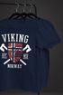 Herren T-Shirt Viking Norway Norwegen Flagge Wikinger nordisch Fashion Streetstyle Neverless®preview