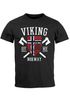 Herren T-Shirt Viking Norway Norwegen Flagge Wikinger nordisch Fashion Streetstyle Neverless®preview