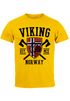 Herren T-Shirt Viking Norway Norwegen Flagge Wikinger nordisch Fashion Streetstyle Neverless®preview