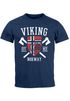 Herren T-Shirt Viking Norway Norwegen Flagge Wikinger nordisch Fashion Streetstyle Neverless®preview