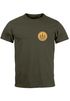 Herren T-Shirt Wald Bäume Logo Badge Naturliebhaber Outdoor Fashion Streetstyle Neverless®preview