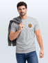 Herren T-Shirt Wald Bäume Logo Badge Naturliebhaber Outdoor Fashion Streetstyle Neverless®preview