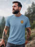 Herren T-Shirt Wald Bäume Logo Badge Naturliebhaber Outdoor Fashion Streetstyle Neverless®preview