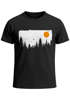 Herren T-Shirt Wald Bäume Outdoor Adventure Abenteuer Natur-Liebhaber Fashion Streetstyle Neverless®preview