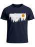 Herren T-Shirt Wald Bäume Outdoor Adventure Abenteuer Natur-Liebhaber Fashion Streetstyle Neverless®preview