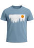 Herren T-Shirt Wald Bäume Outdoor Adventure Abenteuer Natur-Liebhaber Fashion Streetstyle Neverless®preview