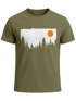 Herren T-Shirt Wald Bäume Outdoor Adventure Abenteuer Natur-Liebhaber Fashion Streetstyle Neverless®preview