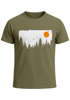 Herren T-Shirt Wald Bäume Outdoor Adventure Abenteuer Natur-Liebhaber Fashion Streetstyle Neverless®preview