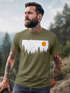 Herren T-Shirt Wald Bäume Outdoor Adventure Abenteuer Natur-Liebhaber Fashion Streetstyle Neverless®preview