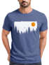 Herren T-Shirt Wald Bäume Outdoor Adventure Abenteuer Natur-Liebhaber Fashion Streetstyle Neverless®preview