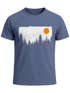 Herren T-Shirt Wald Bäume Outdoor Adventure Abenteuer Natur-Liebhaber Fashion Streetstyle Neverless®preview