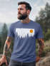 Herren T-Shirt Wald Bäume Outdoor Adventure Abenteuer Natur-Liebhaber Fashion Streetstyle Neverless®preview