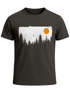 Herren T-Shirt Wald Bäume Outdoor Adventure Abenteuer Natur-Liebhaber Fashion Streetstyle Neverless®preview