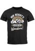 Herren T-Shirt Wanderer Mir reichts ich geh wandern Geschenke für Wanderfreunde Outdoor Motiv Spruch lustig Moonworks®preview