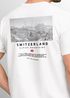 Herren T-Shirt Wandern Berge Alpen Schweiz Fotoprint Backprint Outdoor Fashion Streetstyle Prrintshirt Männer Neverless®preview
