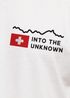 Herren T-Shirt Wandern Berge Alpen Schweiz Fotoprint Backprint Outdoor Fashion Streetstyle Prrintshirt Männer Neverless®preview