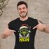 Herren T-Shirt Weihnachten Anti Weihnachtsshirt Grinch Nein Weihnachtsoutfit Männer Lustig Moonworks®preview