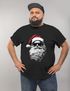 Herren T-Shirt Weihnachten Aufdruck Cooler Santa Weihnachtsmann Weihnachtsoutfit Männer XMAS Moonworks®preview