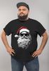 Herren T-Shirt Weihnachten Aufdruck Cooler Santa Weihnachtsmann Weihnachtsoutfit Männer XMAS Moonworks®preview