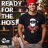 Herren T-Shirt Weihnachten Aufdruck Santa mit Sonnenbrille und Goldkette HoHoHo XMAS Moonworks®preview