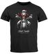 Herren T-Shirt Weihnachten Bad Santa Biker Style Motorrad HoHoHo Fashion Streetstyle Neverless®preview