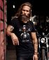 Herren T-Shirt Weihnachten Bad Santa Biker Style Motorrad HoHoHo Fashion Streetstyle Neverless®preview