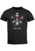 Herren T-Shirt Weihnachten Bad Santa Biker Style Motorrad HoHoHo Fashion Streetstyle Neverless®preview