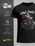 Herren T-Shirt Weihnachten Bad Santa Design Weihnachtsshirt Biker Spruch lustig  XMAS Outfit Männer Moonworks®preview