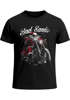 Herren T-Shirt Weihnachten Bad Santa Design Weihnachtsshirt Biker Spruch lustig  XMAS Outfit Männer Moonworks®preview