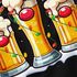 Herren T-Shirt Weihnachten Biergläser Bier Lustig Fun-Shirt Alkohol Weihnachtsmütze Ugly Christmas Motiv Moonworks®preview