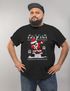 Herren T-Shirt Weihnachten Dabbing Santa Weihnachtsmann Dab Fun-Shirt lustig Moonworks®preview