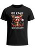 Herren T-Shirt Weihnachten Elch Rentier Lichterkette Ich kann das erklären Spruch lustig XMAS Moonworks®preview