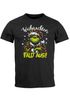 Herren T-Shirt Weihnachten fällt aus Weihnachtsshirt Grinch Weihnachtsoutfit Männer Lustig Moonworks®preview