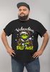 Herren T-Shirt Weihnachten fällt aus Weihnachtsshirt Grinch Weihnachtsoutfit Männer Lustig Moonworks®preview