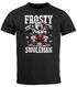 Herren T-Shirt Weihnachten Fitness Spruch lustig Schneemann Frosty the Swoleman XMAS Outfit Moonworks®preview