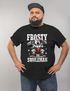 Herren T-Shirt Weihnachten Fitness Spruch lustig Schneemann Frosty the Swoleman XMAS Outfit Moonworks®preview