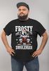 Herren T-Shirt Weihnachten Fitness Spruch lustig Schneemann Frosty the Swoleman XMAS Outfit Moonworks®preview