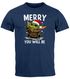 Herren T-Shirt Weihnachten Fun-Shirt Spruch lustig Merry You will be XMAS Moonworks®preview