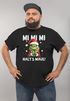 Herren T-Shirt Weihnachten Grinch Mimimi Halts Maul Spruch Weihnachtsmuffel Print Ugly XMAS Fun-Shirt Moonworks®preview